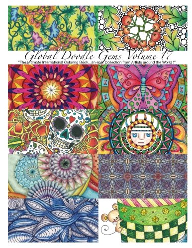 global Doodle Gems  Volume 17  the Ultimate Coloring Book...An Epic Collection [Paperback]