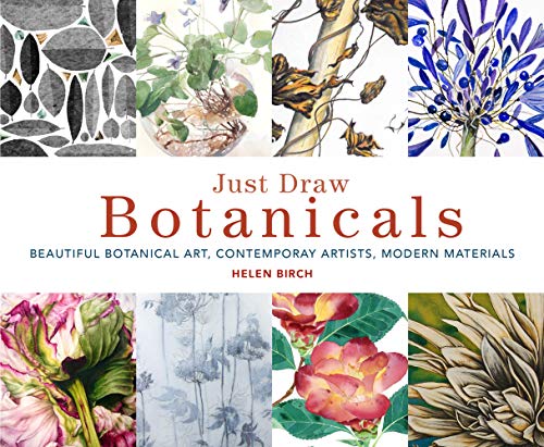 Just Draw Botanicals Beautiful Botanical Art, Contemporary Artists, Modern Mate [Paperback]