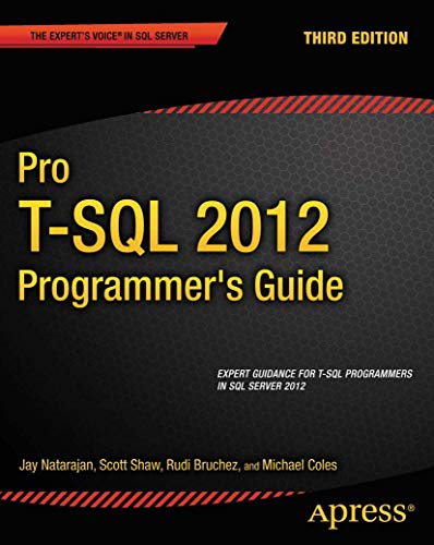 Pro T-SQL 2012 Programmer's Guide [Paperback]