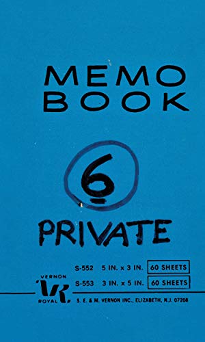 Lee Lozano Private Book 6 [Spiral bound]
