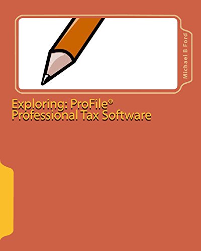 Exploring  Profile Professional Tax Software 2009 Software Guide [Paperback]