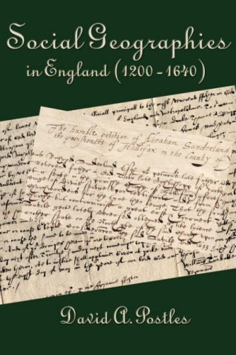 Social geographies in England (1200-1640) [Unknown]