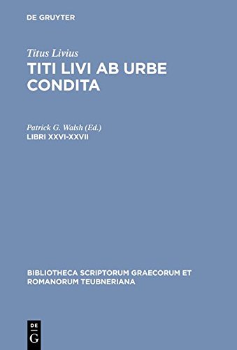 Ab Urbe Condita, Libri XXVI-XXVII [Hardcover]