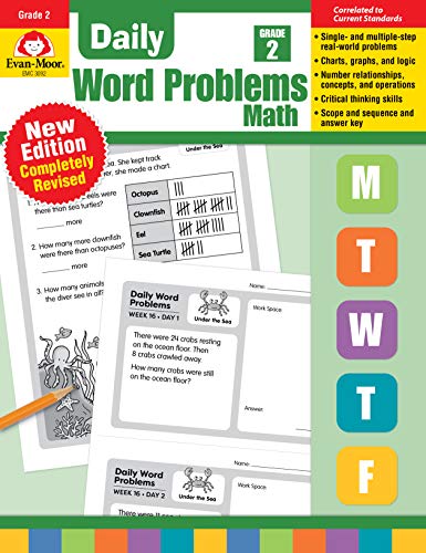 Daily Word Problems, Grade 2 [Paperback]