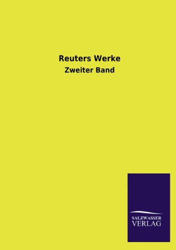Reuters Werke [Paperback]