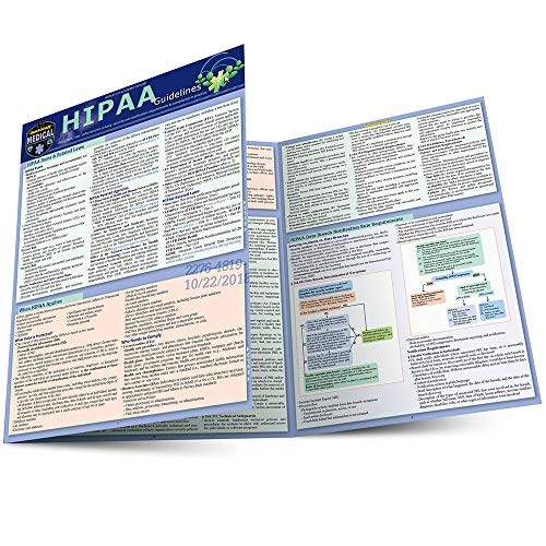 HIPAA Guidelines a QuickStudy Laminated Reference Guide [Fold-out book or cha]