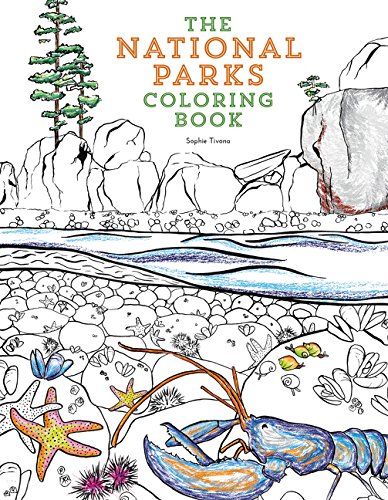 The National Parks Coloring Book [Paperback]