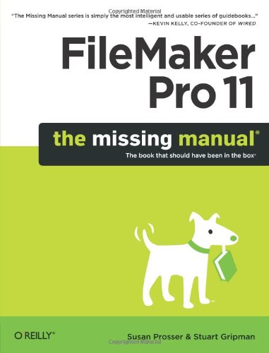 FileMaker Pro 11 The Missing Manual [Paperback]