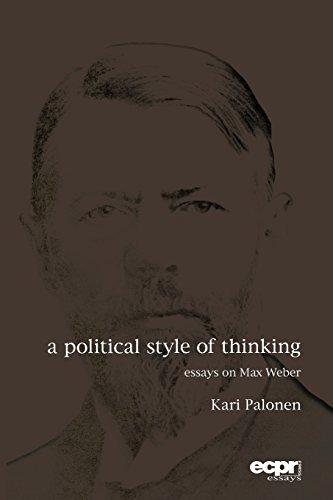 Political Style of Thinking  Essays on Max Weber [Paperback]