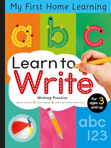 Learn to Write - Letter Tracing and Writing Practice Pencil Control, Line Traci [Paperback]