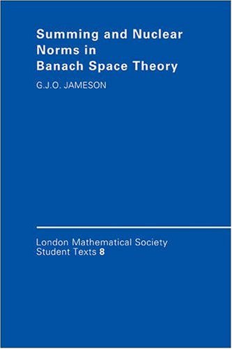 Summing and Nuclear Norms in Banach Space Theory [Paperback]