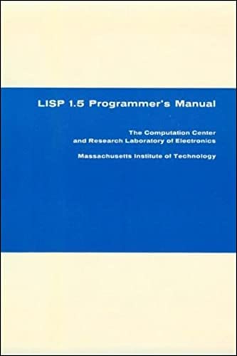 LISP 1.5 Programmer's Manual [Paperback]