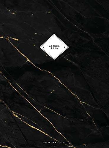 Agenda 2020 Copertina Rigida  12 Mesi 2020 Agenda Settimanale Verticale - Forma [Hardcover]
