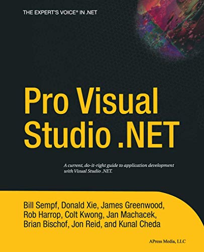 Pro Visual Studio .NET [Paperback]