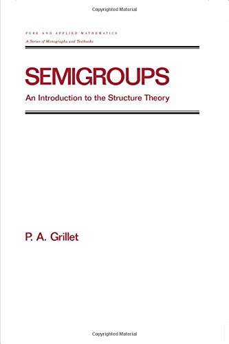 Semigroups An Introduction to the Structure Theory [Hardcover]
