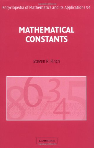 Mathematical Constants [Hardcover]