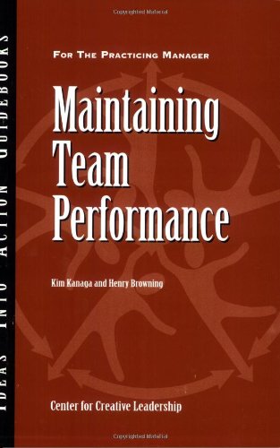 Maintaining Team Performance [Paperback]