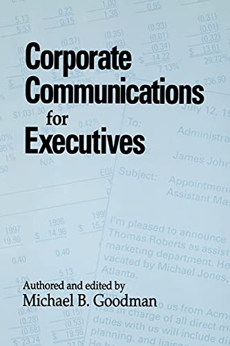 Corporate Communications For Executives (suny Series, Human Communication Proces [Paperback]