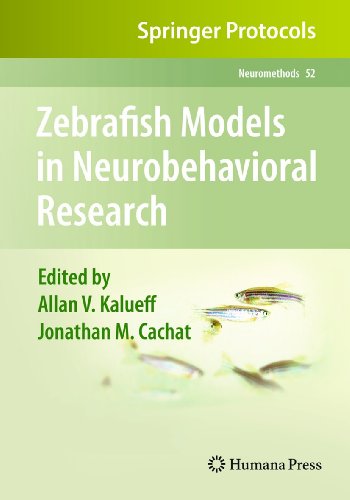 Zebrafish Models in Neurobehavioral Research [Hardcover]