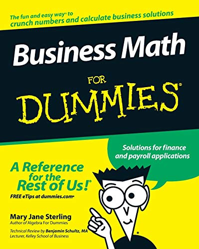 Business Math For Dummies [Paperback]