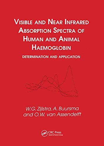 Visible and Near Infrared Absorption Spectra of Human and Animal Haemoglobin det [Paperback]