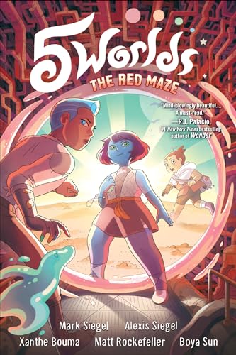 5 Worlds Book 3 The Red Maze (A Graphic Novel) [Paperback]