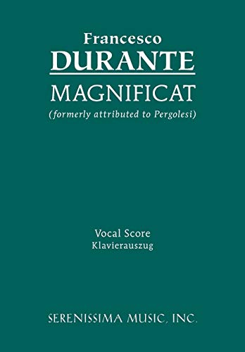 Magnificat Vocal Score (latin Edition) [Paperback]