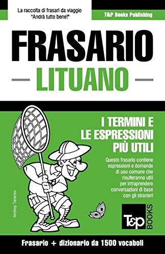 Frasario Italiano-Lituano E Dizionario Ridotto Da 1500 Vocaboli (italian Edition [Paperback]