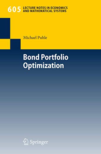 Bond Portfolio Optimization [Paperback]