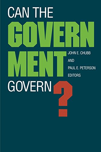 Can the Government Govern [Paperback]