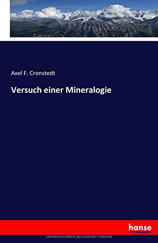 Versuch Einer Mineralogie (german Edition) [Paperback]