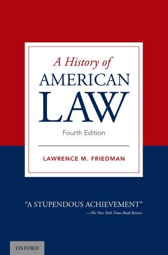 A History of American Law [Paperback]