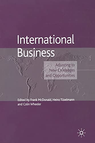International Business Adjusting to New Challenges and Opportunities [Paperback]