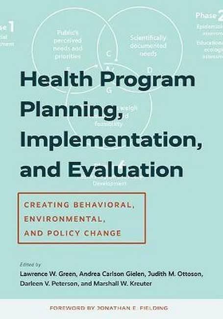 Health Program Planning, Implementation, and Evaluation Creating Behavioral, En [Paperback]