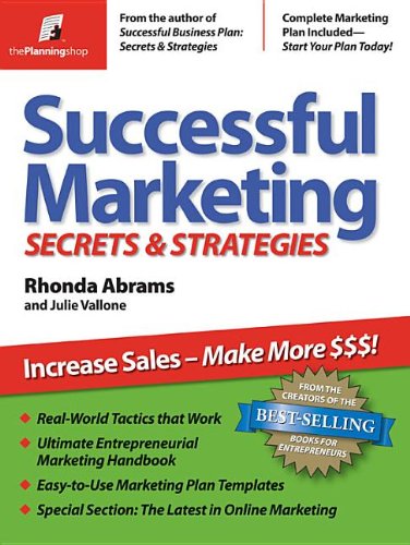 Successful Marketing Secrets &amp Strategies [Paperback]
