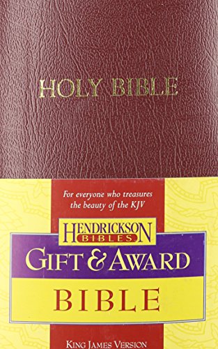 Kjv Gift & Award Bible Burgundy [Imitation Leather]
