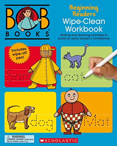 Bob Books - Wipe-Clean Workbook Beginning Readers | Phonics, Ages 4 and up, Kin [Paperback]