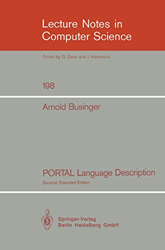 PORTAL Language Description [Paperback]