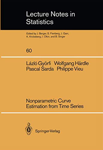 Nonparametric Curve Estimation from Time Series [Paperback]