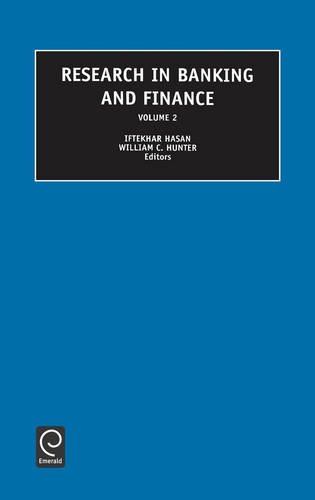 Research in Banking and Finance [Hardcover]