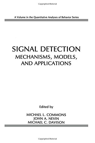 Signal Detection Mechanisms, Models, and Applications [Paperback]