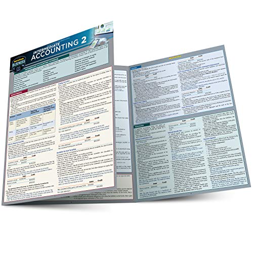 Intermediate Accounting 2 a QuickStudy Laminated Reference Guide [Fold-out book or cha]