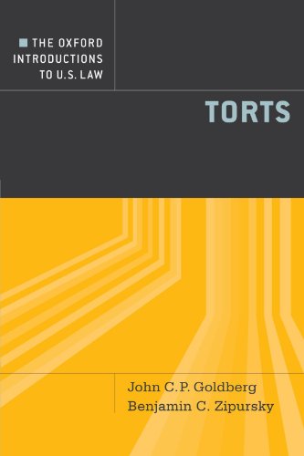 The Oxford Introductions to U.S. Law Torts [Paperback]