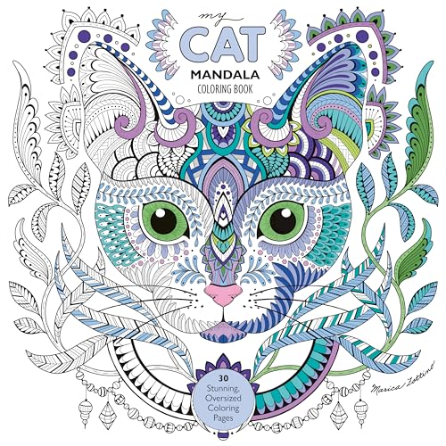 My Cat Mandala Coloring Book 30 Stunning, Oversized Coloring Pages [Paperback]