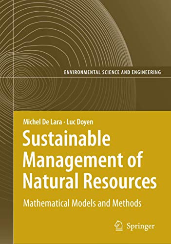 Sustainable Management of Natural Resources Mathematical Models and Methods [Paperback]