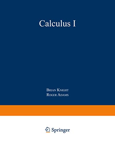 Calculus I [Paperback]