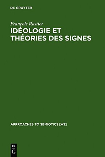 Ideologie et Theorie des Signes [Hardcover]