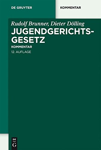 Jugendgerichtsgesetz Kommentar (de Gruyter Kommentar) (german Edition) [Hardcover]