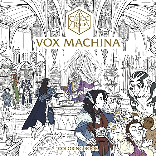 Critical Role Vox Machina Coloring Book [Paperback]
