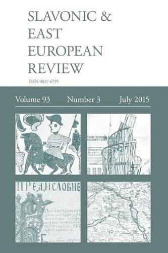 Slavonic & East European Review (93 3) July 2015 [Paperback]